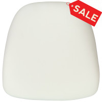 Flash Furniture BH-IVORY-HARD-GG Hard Ivory Fabric Chiavari Chair Cushion